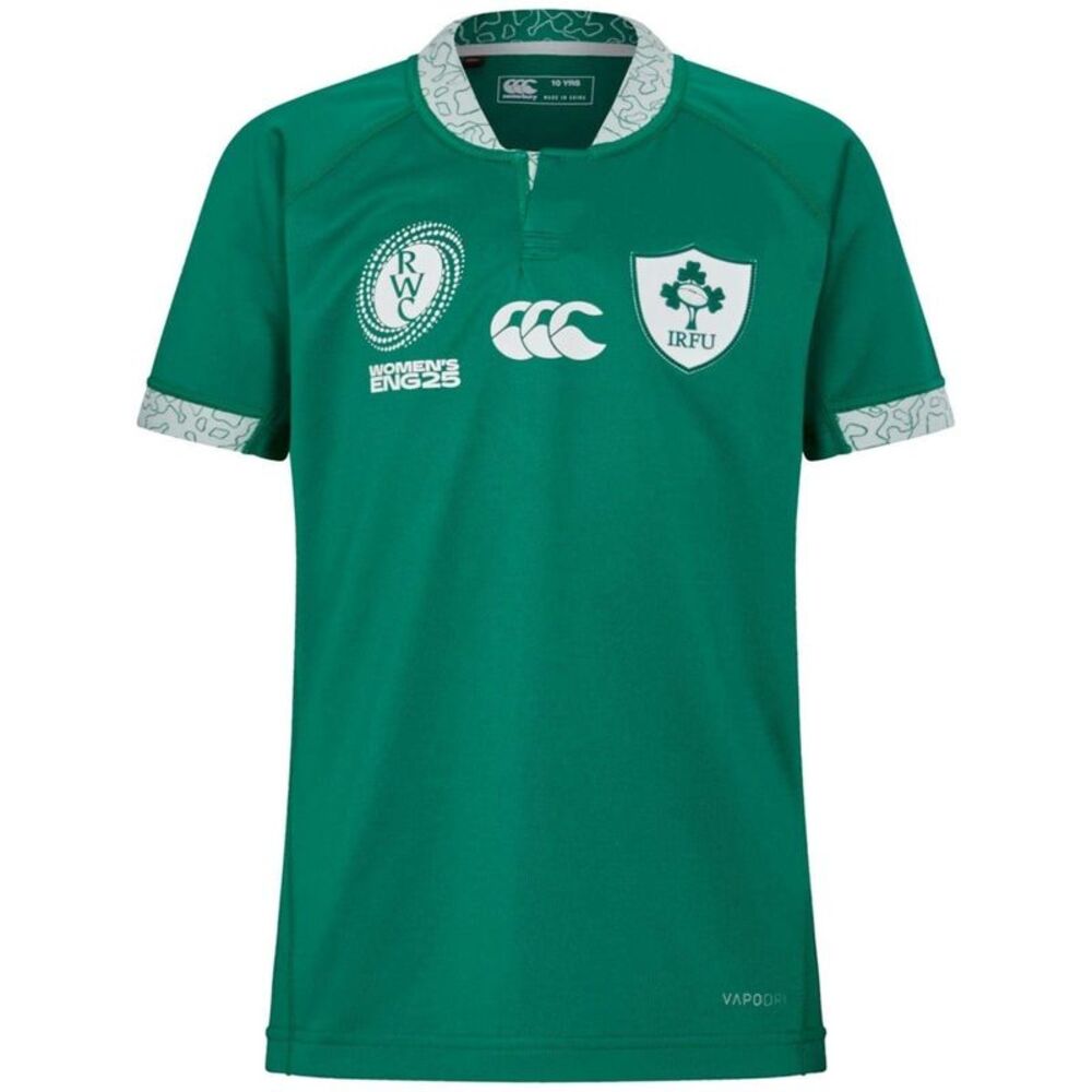 Canterbury Childrens/Kids Ireland Rugby Shirt / Green